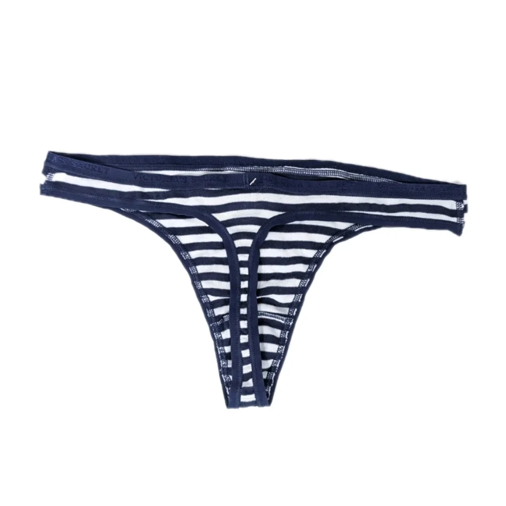 Victoria's Secret Vintage Low Rise Thong Medium NEW Women Signature Cotton Panty